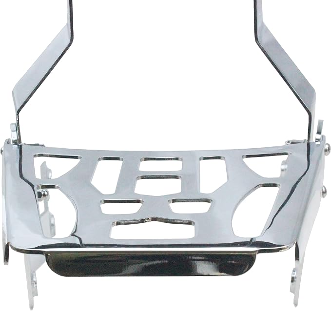 YHMOTO Passenger Sissybar Backrest with Luggage Rack for Honda Shadow Aero 750 VT750C 2004-2023 (Chrome)