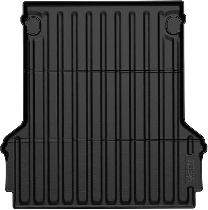 LASFIT Truck Bed Mat for Ford Maverick 2026 2025 2024 2023 2022 Hybrid & Gasoline TPE All Weather Truck Bed Liner Custom Fit Bed Mat(Not fit with Drop-in Bed Liner), 1PC Black