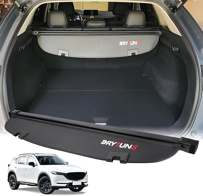 Cargo Cover for Mazda CX5 2017-2026, Retractable Trunk Cover Anti-Peeping Privacy Shade for 2025 2026 Mazda CX5