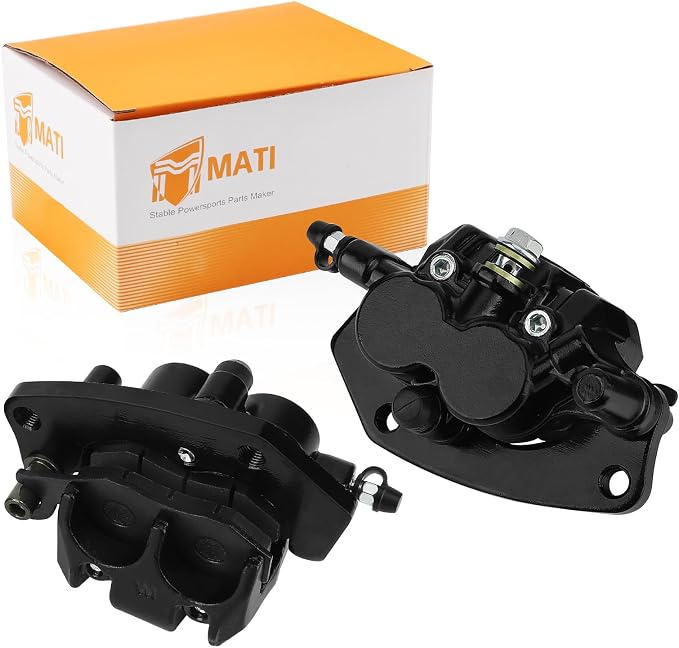 M MATI Front Brake Calipers for Kawasaki Mule Pro FX FXT FXR DX DXT KAF820 KAF1000 2015-2024 43080-0138 43080-0139