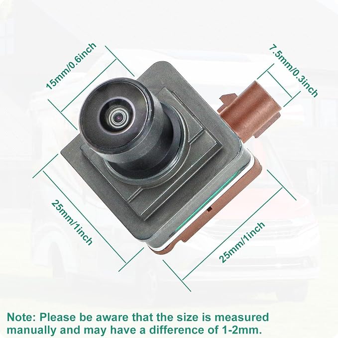 ML3T-19G490-BC Front View Camera for Ford F-150 360 XL XLT Platinum 2021 2022 2023, OE Front Grill Camera Replaces ML3T19G490BC, ML3T-19G490-BB, ML3T19G490BB by GreenYi