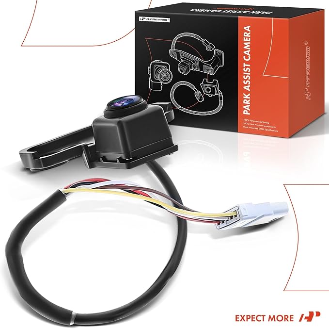 A-Premium Front View Backup Camera Compatible with Cadillac | Parking Camera for 2018-2020 Escalade, 2015-2020 Escalade ESV - Replace# GM1260115