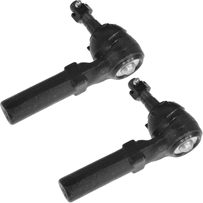 TRQ Front Outer Tie Rod Set 2 Piece Compatible with 2001-2010 Chrysler PT Cruiser 1995-2005 Dodge Neon 95-01 Plymouth Neon