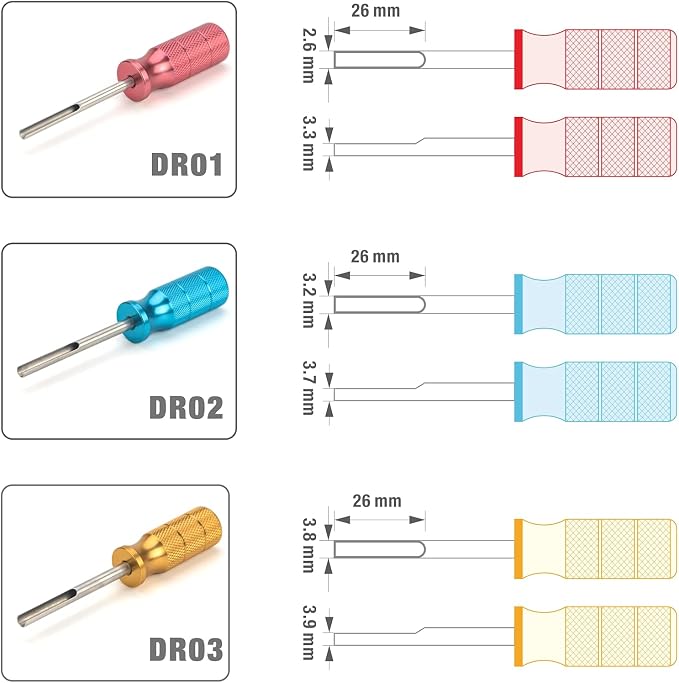 iCrimp 2,3,4,6,8 and 12 Pin Deutsch DT Connectors c/w Extraction Removal Tool Kit
