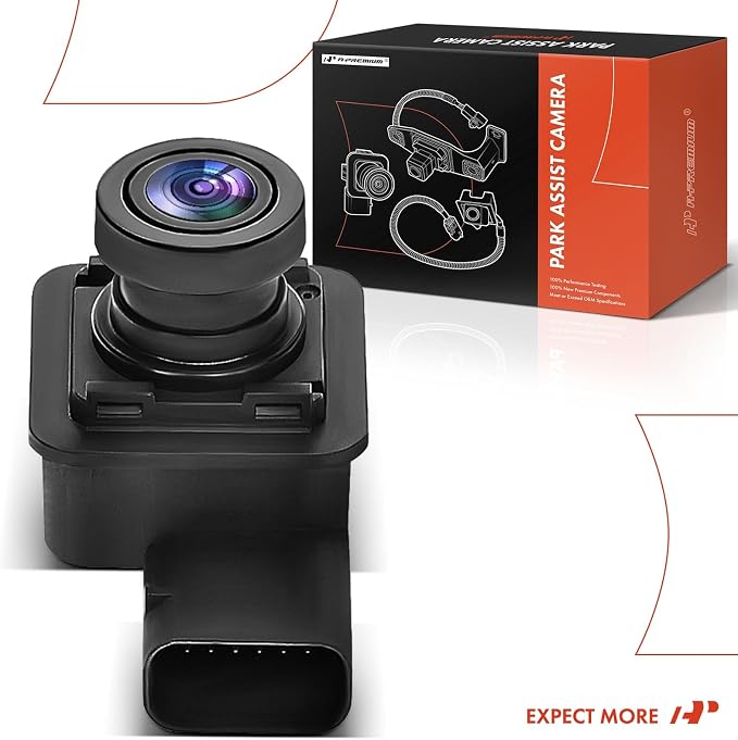 A-Premium Rear View Backup Camera C.A.P.A. Compliant Compatible with Ford | Parking Camera for F-150 2018-2020 - Replace# FO1960166C, JL3C19G490-B, JL3Z19G490L