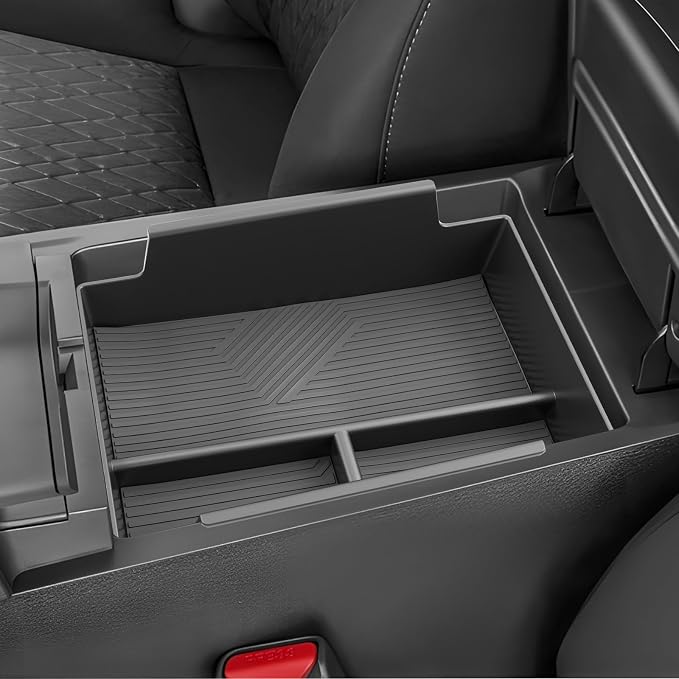 SKTU for 2026 Nissan Sentra Center Console Organizer for 2026+ Nissan Sentra (S/SV/SR/SL) Console Tray Nissan Sentra 2026 Accessories ABS Armrest Storage Box 2026 Sentra Anti-Slip Insert Console Tray