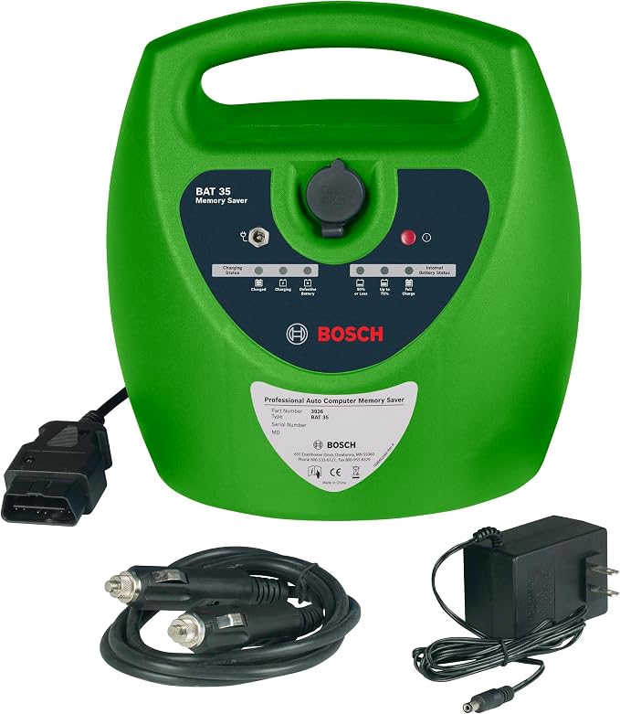 BOSCH 3926 BAT 35 Vehicle Computer Memory Saver - Designed to Maintain the Memory of the On-Board Vehicle Computer to Prevent Losing Memory Settings When the Battery is Disconnected