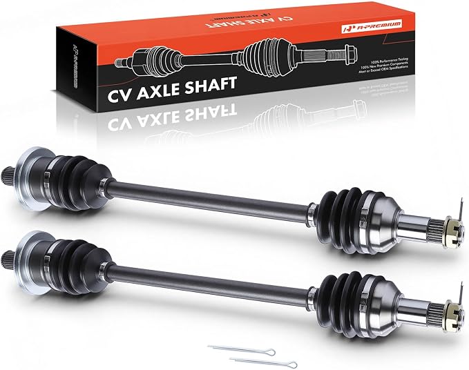 A-Premium Pair (2) Rear CV Axle Shaft Assembly Compatible with Arctic Cat Prowler 550/650 Prowler XT 550/650/700 Prowler, 4x4 Models, Driver and Passenger Side, Replace# 0502-740