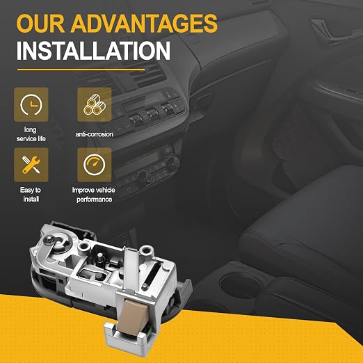 Gray Front Glove Box Door Lock Compatible with 2005-2010 Odyssey 3.5L V6 Engine Part Number 77540-SHJ-A01ZC