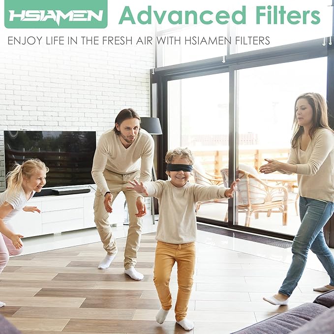 Filter Compatible with Fellowes Aeramax 200 HEPA Filter Replacement Aera Max 190 200 DX55 Part# 9287101 9324101 Air Purifier, Includes 2 True HEPA & 6 Carbon Activated Pre-Filter