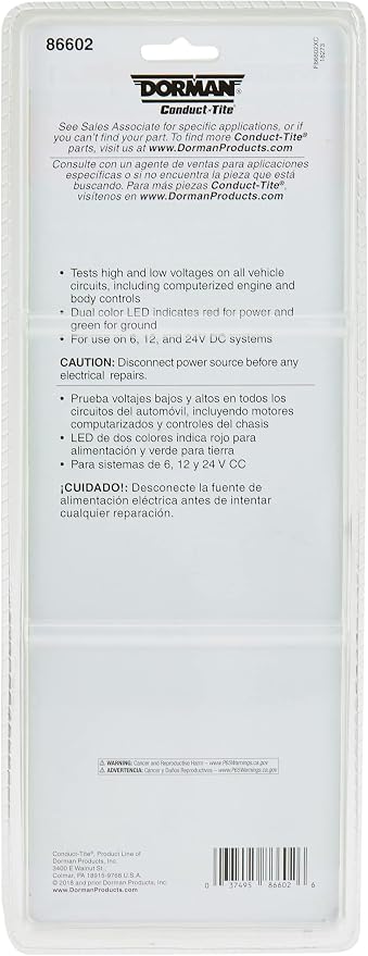 Dorman 86602 Computer Safe Logic Probe Universal Fit