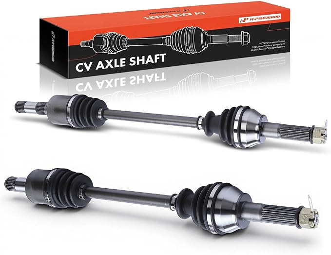 A-Premium Pair (2) Rear CV Axle Shaft Assembly Compatible with Polaris Ranger 900 Diesel 2011-2014, Ranger Crew 900 Diesel 2012-2014, Driver and Passenger Side, Replace# 1332894, 1332895