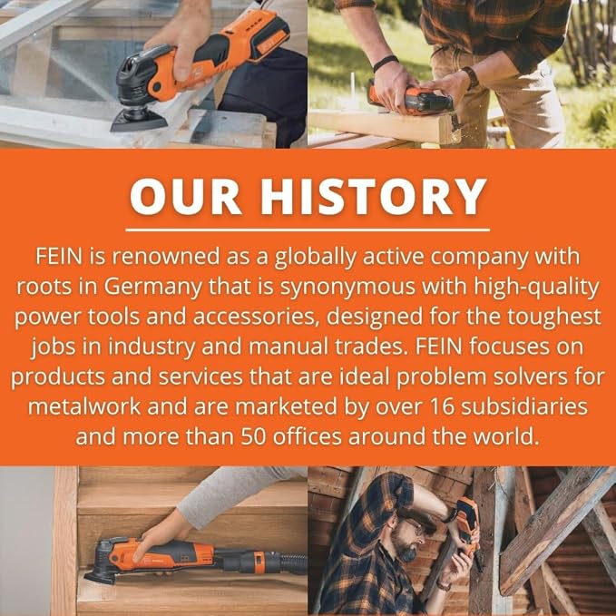 Fein QuickIn Socket Adapter for Seamless, Fast Accessory Changes - Compatible with Cordless Drill/Drivers with QuickIn/QuickIn Max Interface, Connects 1/2" Square Sockets - 64203002010