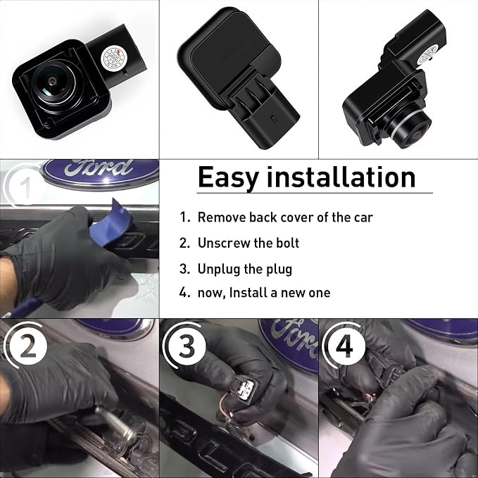 FL3Z19G490D Park Assist PAS Camera Compatible with Ford F-150 2009 2010 2011 2012 2013 2014 2015 2016 2017 2018 2019 2020.