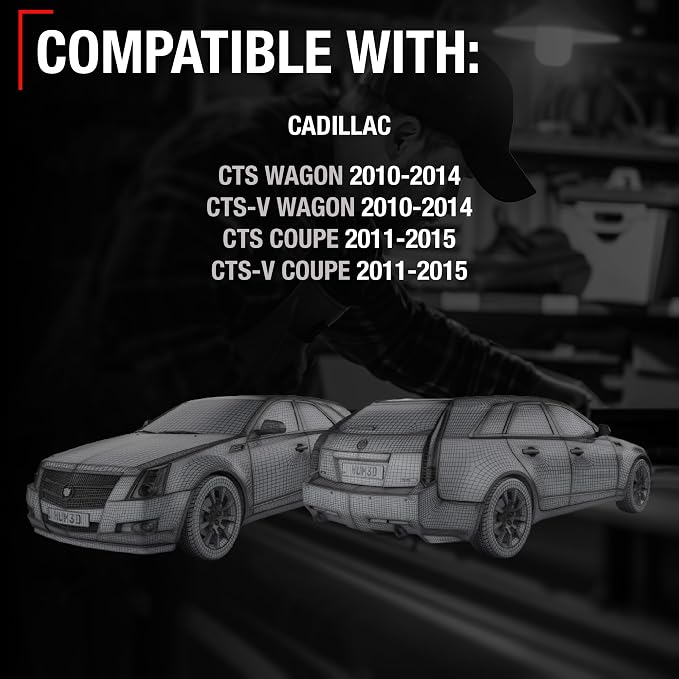 Rear View Backup Camera - Compatible with 2010-2014 Cadillac CTS Wagon, 2010-2014 Cadillac CTS-V Wagon, 2011-2015 Cadillac CTS Coupe, 2011-2015 Cadillac CTS-V Coupe - OEM 22922658, GM1960109