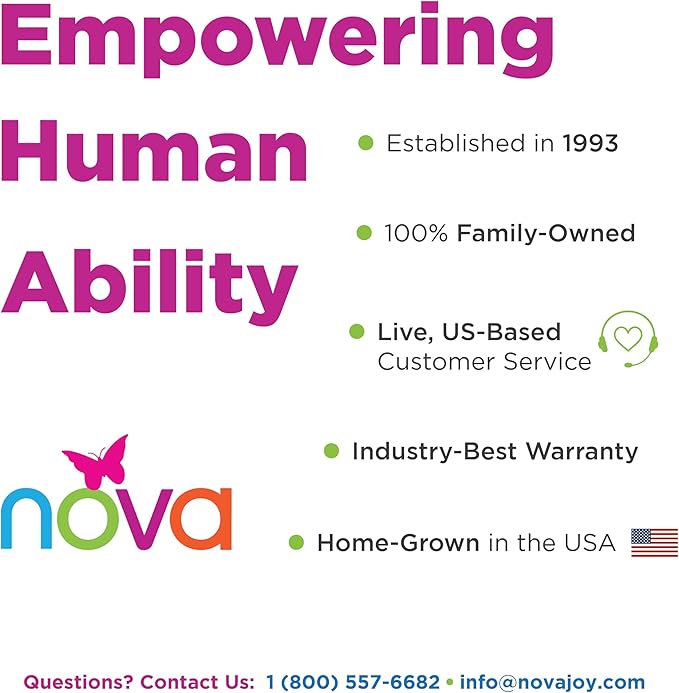 NOVA Medical Products Gel & Memory Foam Seat & Wheelchair Cushion in 8 Sizes (from 16” x 16” to 18” x 24” Extra Wide), Comfortable & Durable Everyday Seat Cushion with Removable Water Resistant Cover, 2” or 3” Thick, Black