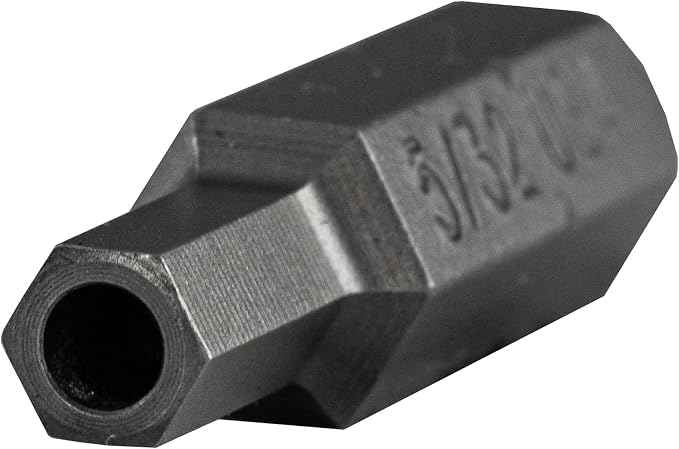 Mayhew Tools 16021 SAE and Metric Tamper Hex Socket Bit Set, Chrome Plated, 12-Piece