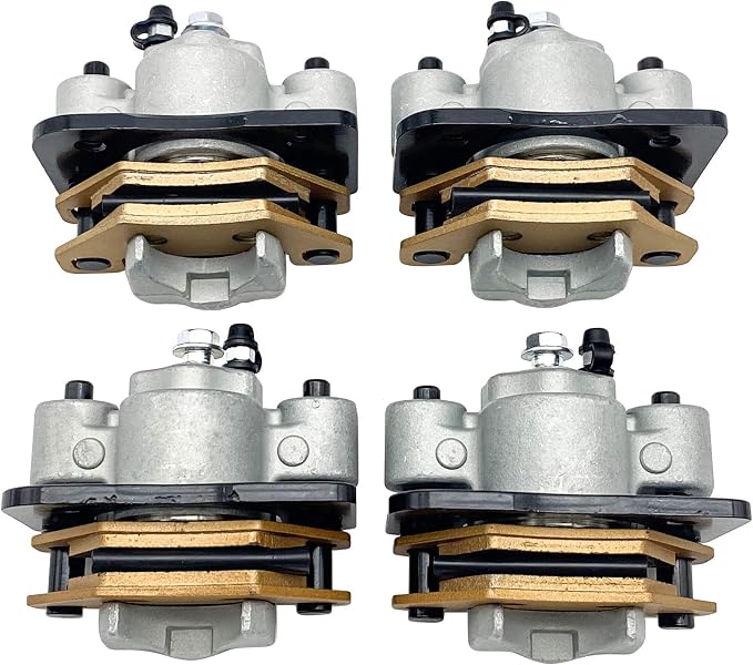 M MATI Front & Rear Brake Calipers W/Pads for Arctic Cat Side by Side Wildcat Trail 700 Wildcat 1000 X 1000 1436-423 1436-422 1436-423 1436-422