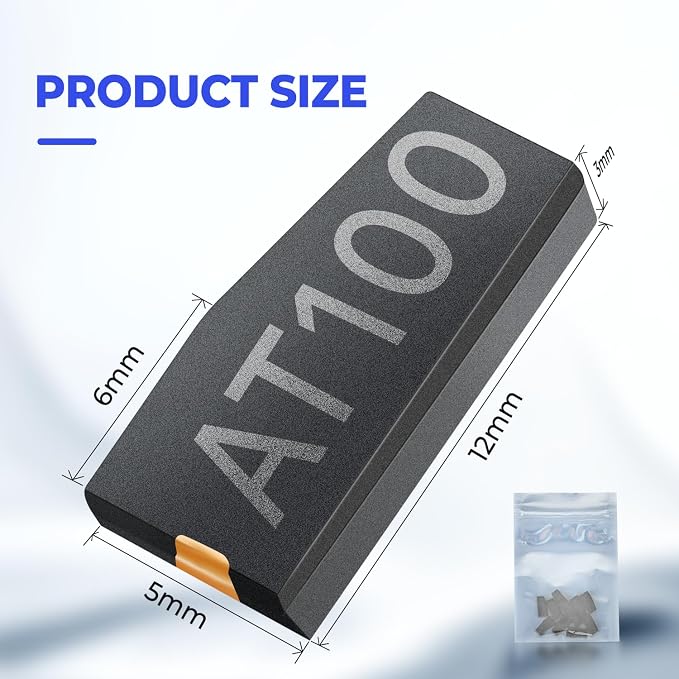 Autel AT100 Super Chip 2026, Transponder for ID11 ID12 ID13 ID46 ID47 ID48 ID49 ID4A ID4C ID5C ID4D ID64 ID8A ID8C MQB, Work with MaxiIM KM100 IM508 IM508S IM608 IM608 PRO 2 (10PCS/ Pack)