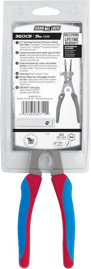 Channellock Welding Pliers, 9 In., Blue (360CB)