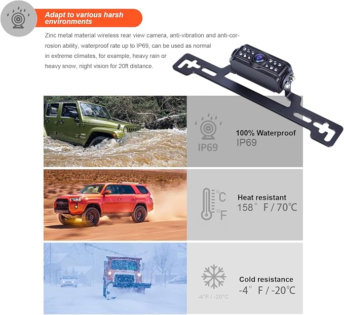 Wireless Backup Camera for YW-17211, YW-77211