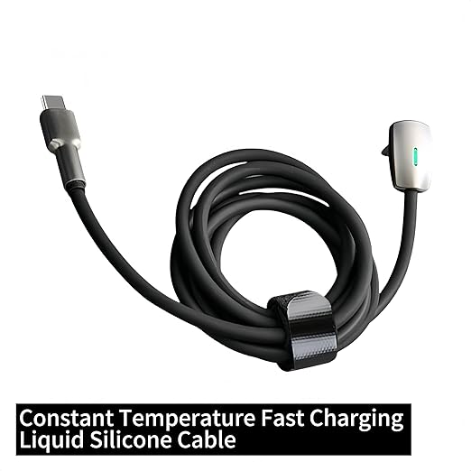 USB C to USB C Fast Charging Cable for Tesla Model 3 Model Y Model S Model X Cybertruck Accessories 90 Degree Type C Cord Charger Fit for iPhone 15/16/17 Pro/Plus/Max, Android Phones, Sansumg