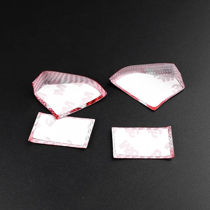 Hard Carbon Fiber, for Corvette C8 2020 2021 2022 2023 Accessories, Steering Wheel Volume Button Cover, 4Pcs Steering Wheel Button Panel Sticker, Decorative Interior Auto Trim