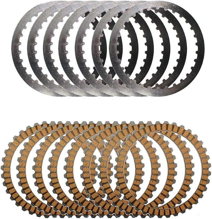 Road Passion Clutch Steel Plate & Clutch Friction Plates for Harley Tour Glide Classic/Ultra Classic
