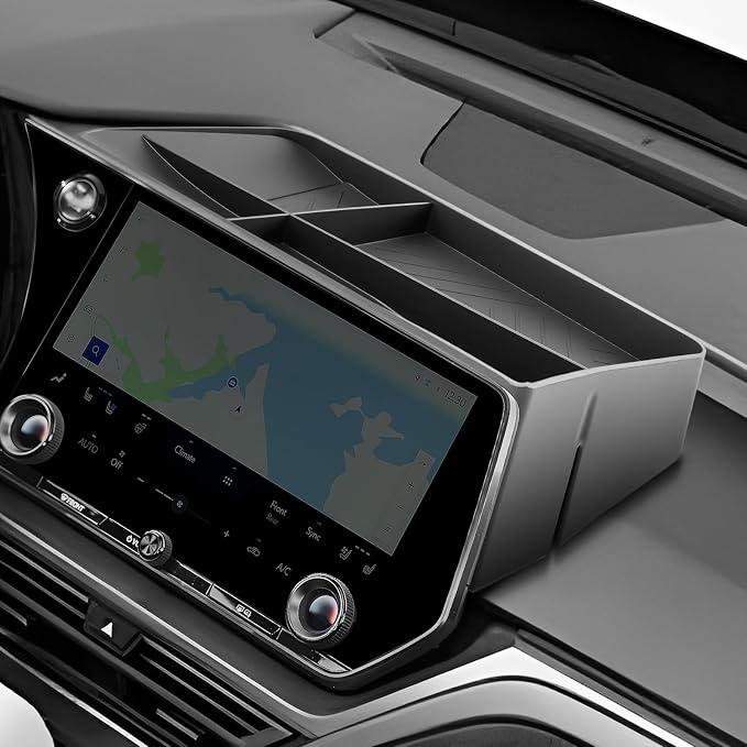 SKTU for 2025 2026 2027 Lexus TX Dashboard Storage Box for 2025 2026 2027 Lexus TX 350/500h/550h+ Dashboard Organizer Lexus TX 2025 2026 2027 Accessories Behind Screen Organizer-Durable