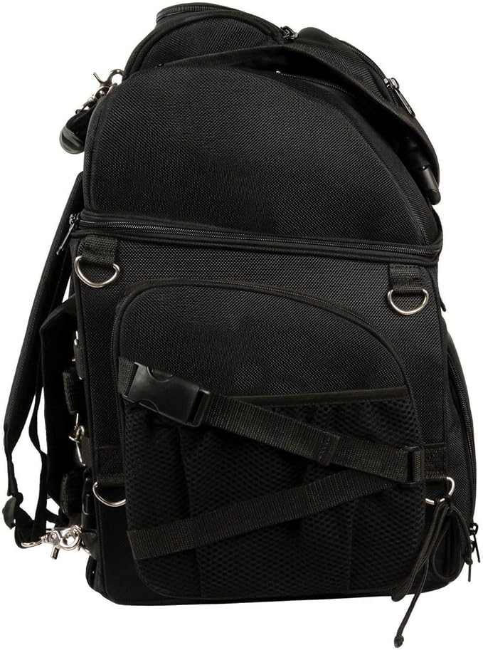 Milwaukee Leather SH689 Large Black Textile Waterproof Touring Motorcycle Sissy Bar Bag - Large