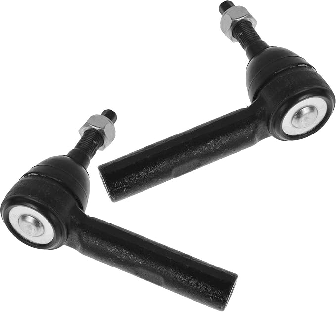 TRQ Front Outer Tie Rod Set 2 Piece Compatible with 2000-2004 Dodge Dakota 00-03 Durango