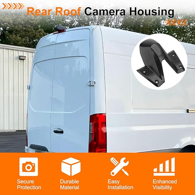 JERBOR A907820120 Rear Roof Camera Housing Fit for Freightliner Sprinter 1500 2500 3500 2019-2020, Fit for Mercedes Benz Sprinter Van 1500 2500 3500 2019-2020, Backup Camera Housing Replacement