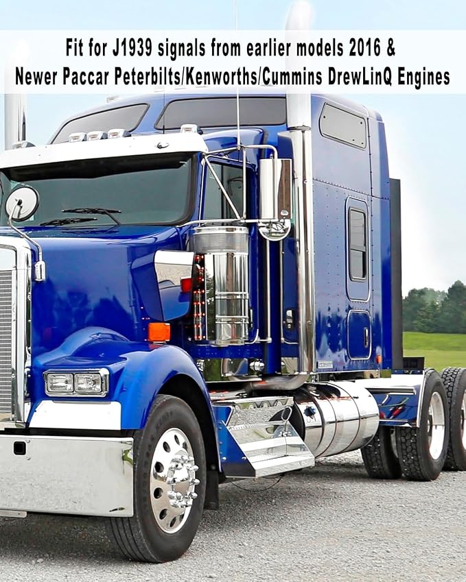 CAN 3-CAN 1 Crossover Cable Fit for Paccar Peterbilts Kenworths Cummins Engines 2016 and Newer