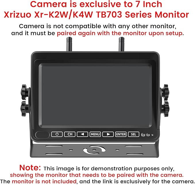Xr-K4W Series Backup Camera for RVs, Truck and Trialer, Applicable to Xr-K4W