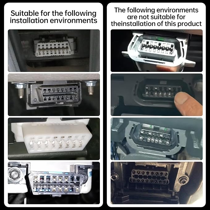 OBD2 Port Anti-Theft Lockout Tool, OBD Port Protector for Cars/SUV/Trucks、obd2 Lock Anti Theft Protector (Blue)