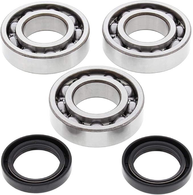 All Balls Racing 24-1077 Crank Bearing and Seal Kit Compatible with/Replacement For Polaris Big Boss 250 4x6 1989-1992, Big Boss 250 6x6 1991-1992, Trail Blazer 250 2x4 1990-1992