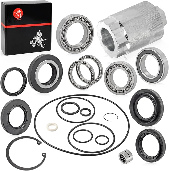 MOTO1988 Rear Differential Bearing & Seal kit 64mm Pinion Tool For Honda Rancher 420 TRX420 TE TM FE FM FPE FPM 2007-2013