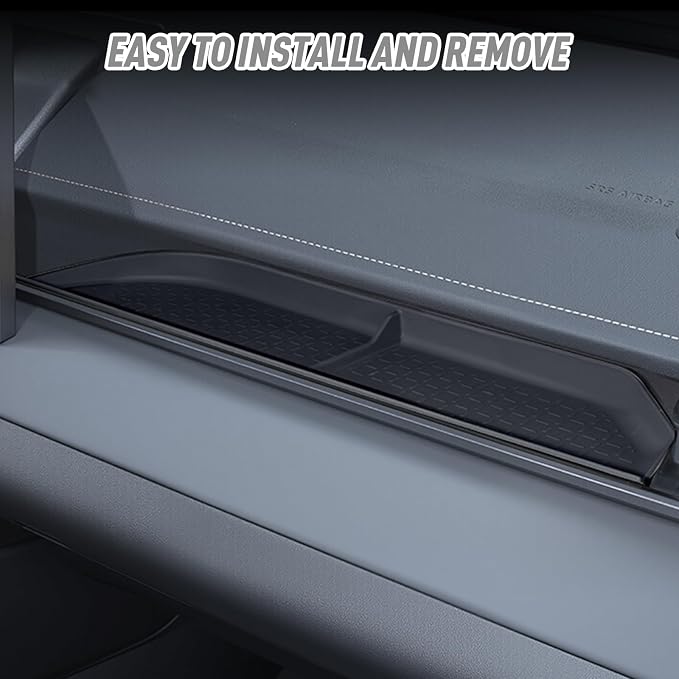 Passenger Storage Organizer Mat for Toyota RAV4 Accessories Center Console Glove Box Storage Organizer Black
