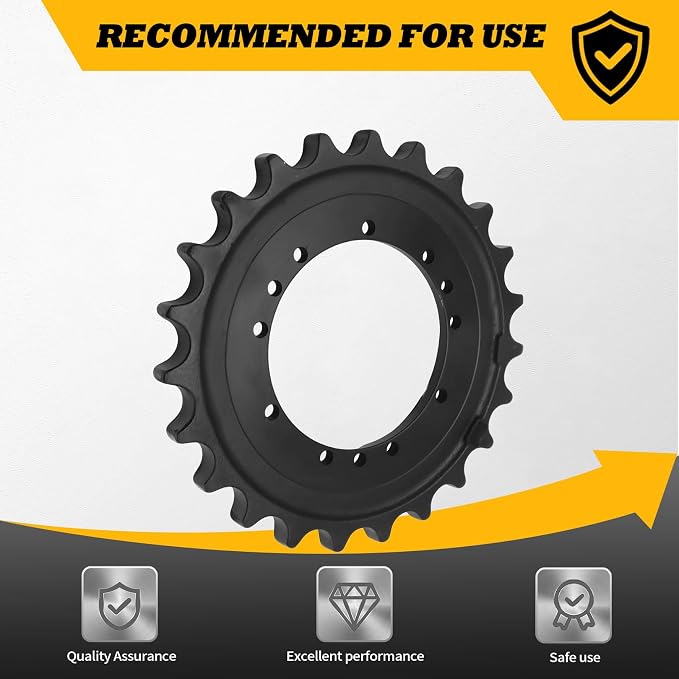Sprocket Compatible with 35D 35G 27D 30G ZX27U-2 ZX35U-2 Excavator Replace 1032265 Holes 12