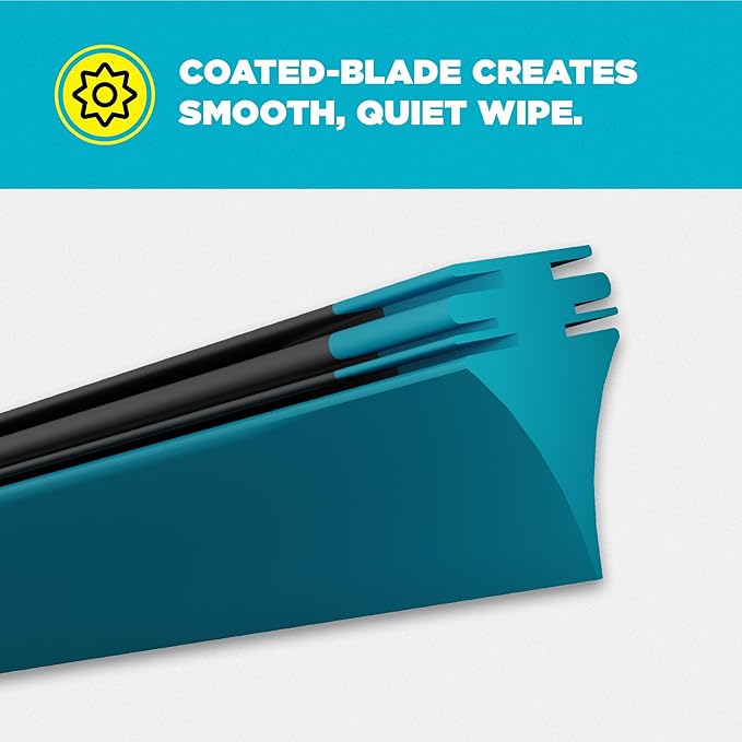 Invisible Glass CSB28 Ceramic Silicone 28" Premium All-Season Windshield Wiper Blade – Automotive Replacement Beam Blade with HydroGuard Water Repellent Coating for Quiet, Streak-Free Performance