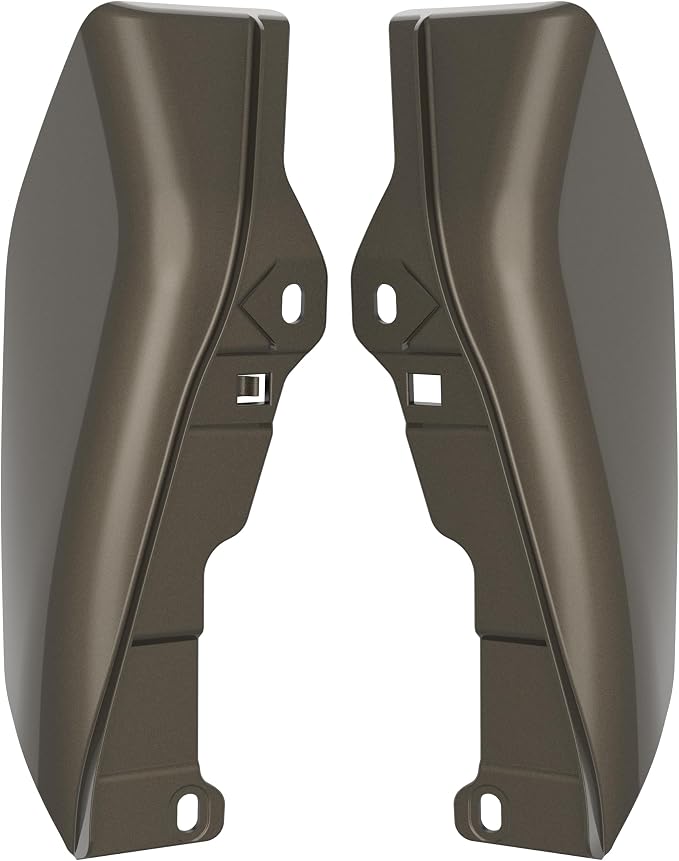Color - Matched Mid Frame Air Deflectors Heat Shield, Perfectly Fit for Harley Touring Models 2009-2026 River Rock Gray