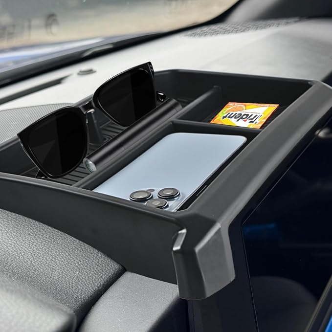 3PCS Center Console Organizer for 2025 2026 Toyota 4Runner 6th Gen Accessories Interior Insert Armrest Storage Tray and Hidden Storage Box and Dashboard Storage Box