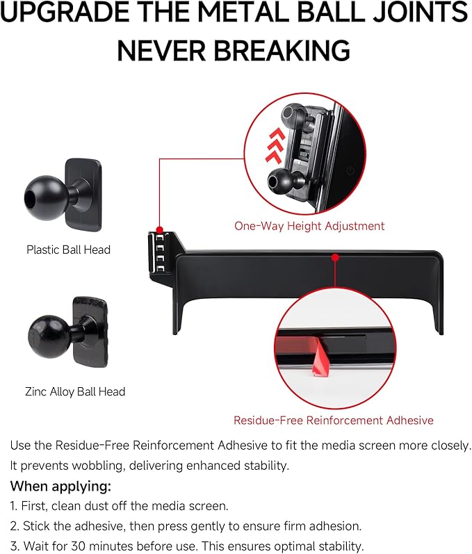 Qi2.2 Max 25W Fast Wireless Car Charger Phone Holder for 2025-2026 Volkswagen Tiguan 12.9-Inch Screen, Magnetic Phone Mount Compatible with MagSafe