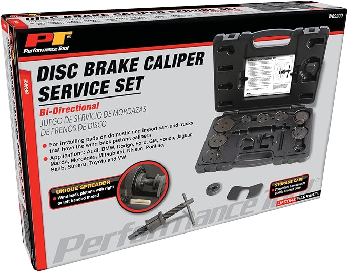 Performance Tool W89200 Disc Brake Caliper Service Set Brake