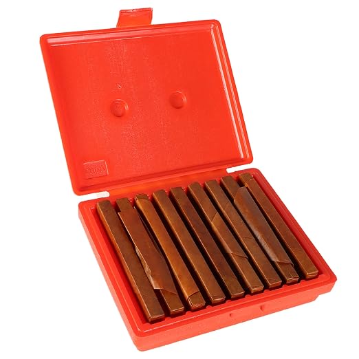 9 Pair 1/4 x 6 Machinist Parallel Block Tool Set, 0.0002 Parallelism 3/4 to 1-3/4 Alloy Steel Accuracy Matched Parallel Bar