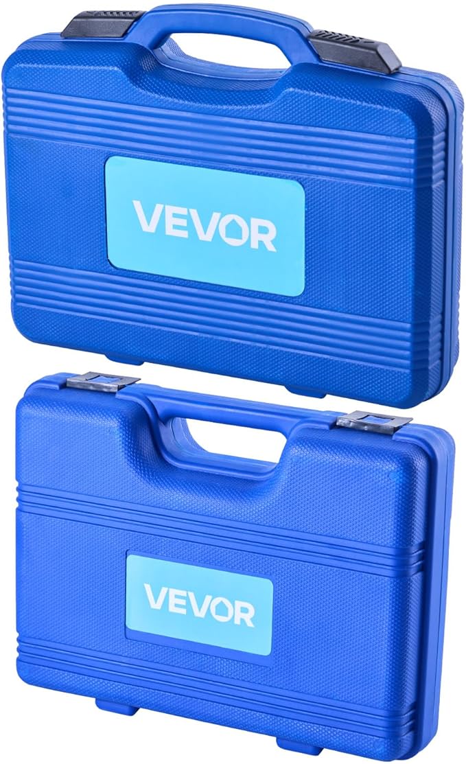 VEVOR 52pcs Custom Bushing Bearing And Seal Driver Set & 16pcs Slide Hammer Puller Set, 2 in 1 Bushing Bearing Driver Press Kit, Heavy Duty Removal Puller Installation Set with 49 Bushings, 10 Collets