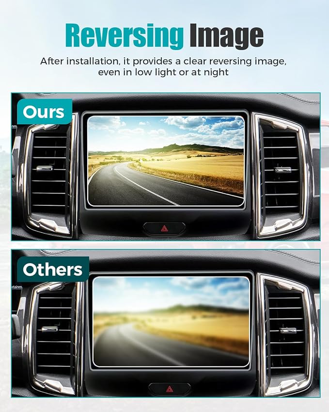 KB3Z-19G490-B Rear Backup Camera Fit for Ford Ranger 2019 2020 2021 2022 2023 Parking Assist Rear View Camera Replace KB3Z19G490B