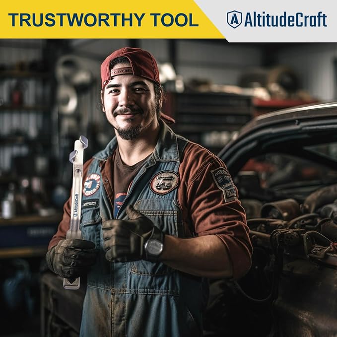 Wrench Extender Tool and Low Profile Socket Adapter Bundle