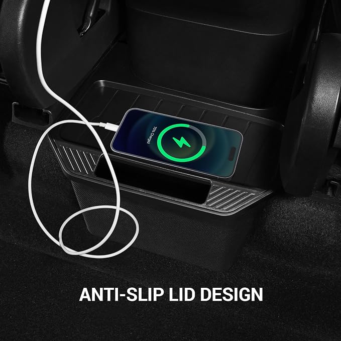 Motrobe Tesla Model Y Model 3 Model S Seat Back Hooks and Tesla Model Y Rear Senter Console Organizer
