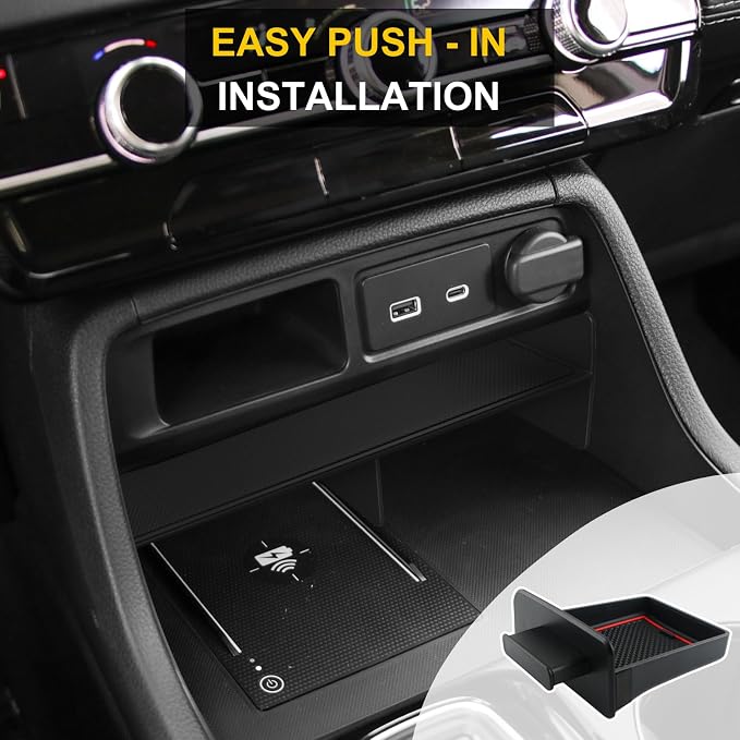 Storage Drawer Tray with Handle for 2026 Honda Passport Trailsport Elite/2025 2024 2023 Honda Pilot Center Console Organizer Accessories Extra Storage (Not for Ridgeline)